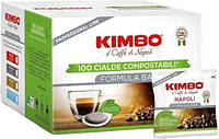 Кофе в чалдах монодозах Kimbo Decaffeinato без кофеина 100 шт Италия кофе в таблетках