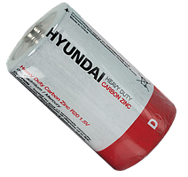 Батарейка "Hyundai" R20 (бочка)