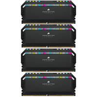 Модуль памяти для компьютера DDR5 64GB (4x16GB) 6200 MHz Dominator Platinum RGB Black Corsair tm