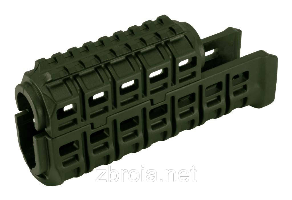 Ланцюг DLG Tactical (DLG-136) для АК-47/74 з планкою Picatinny + слоти M-LOK (полімер) олива