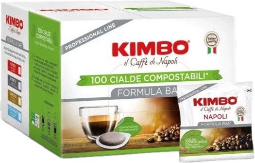 Кава в чалдах монодозах Kimbo Decaffeinato без кофеїну 1 шт Італія кава в таблетках