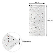 Панель стінова в рулоні 3D 700мм*3,08м*3мм зірки (D) SW-00002265, фото 5