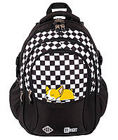 Рюкзак школьный на рост ребенка 130-145 см см, бренд ST.RIGHT, модель BP01 SLEEPY CORGI Черный