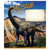 Зошит учнівський "Jurassic world" 012-3310C-3 в косу лінію, 12 аркушів pm