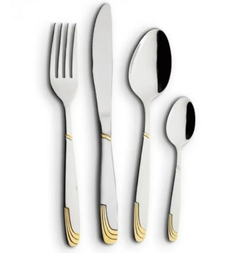 Набір столового приладдя 24 предмети Bohmann BP-A24-GM, фото 1