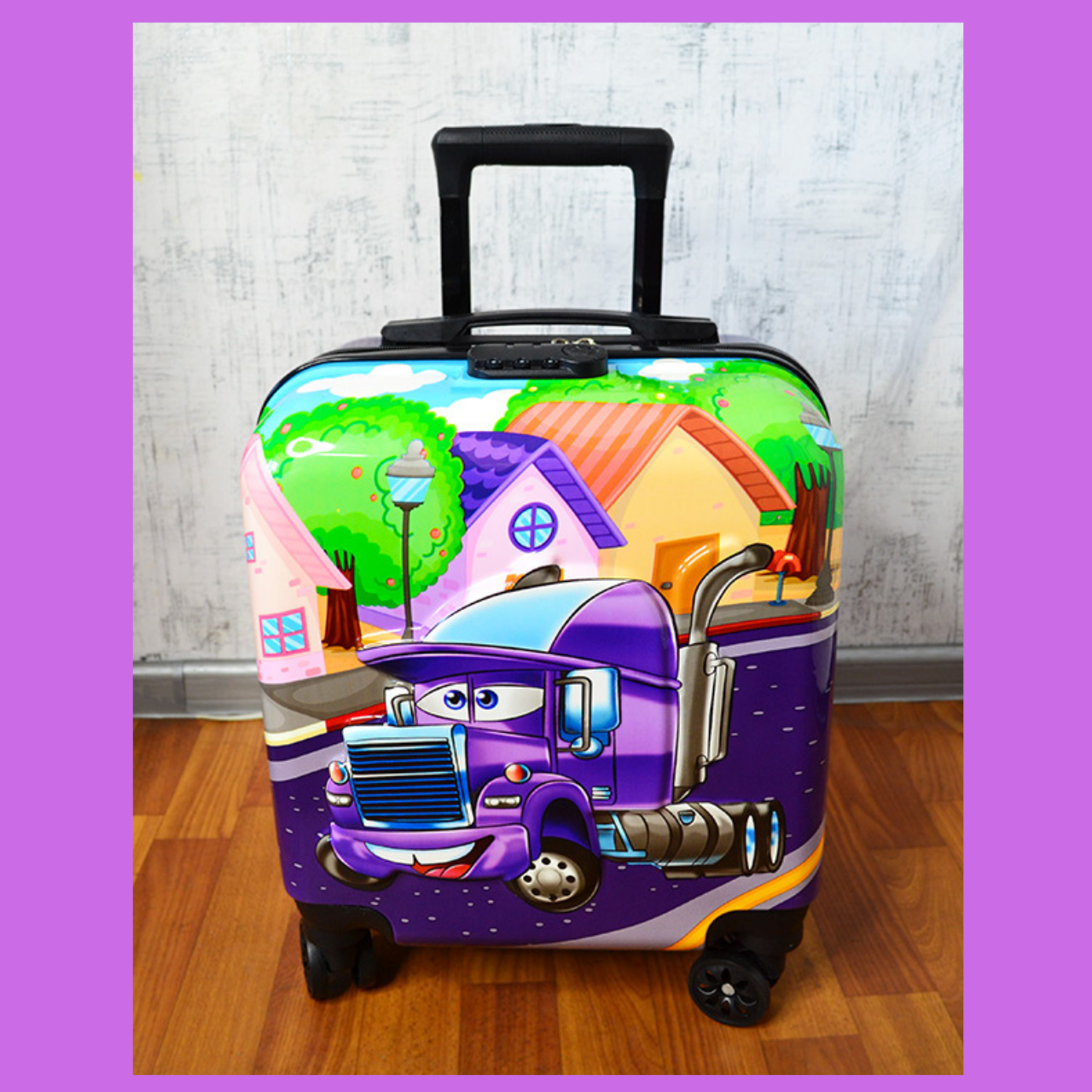 Дорожня дитяча валіза на коліщатках, дитяча дорожня сумка на колесах