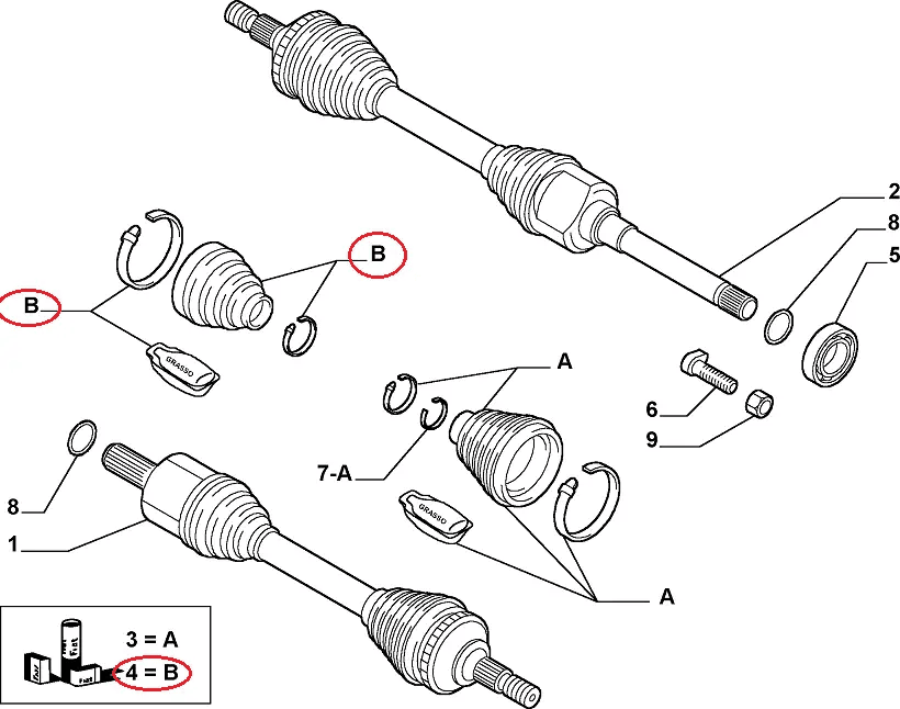 Пилник ШРУСа внутрішній R15 на Fiat Ducato 230, Peugeot Boxer, Citroen Jumper (1994-2002), 9403287908, 328790, Autofren, Іспанія, фото 1