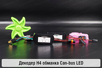 H4 декодер LED обманка для світлодіодних ламп Can-bus (2 шт.)