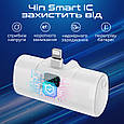 УМБ Promate PowerUp-i 5000 mAh, USB-C порт PD, Lightning штекер White (powerup-i.white), фото 6