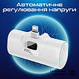 УМБ Promate PowerUp-i 5000 mAh, USB-C порт PD, Lightning штекер White (powerup-i.white), фото 9