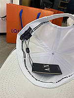 Белая кепка Armani с вышитым лого AX gu459 Отличное качество