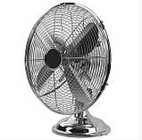 Вентилятор настільний осьовий поворотний лопатевий для дому 35 Вт Mar-Pol Побутові вентилятори для квартири, фото 6