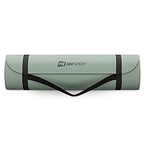Килимок для йоги Hop-Sport HS-NB010GM NBR 1 см оливковий, фото 3