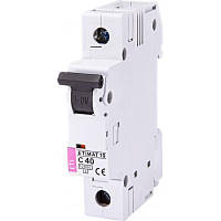 Автоматичний вимикач ETI Вимикач автоматичний ETIMAT 10 1p C 40А (10 kA) (2131720)
