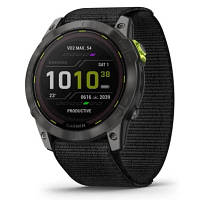 Смарт-часы Garmin Enduro 2, Saph, Carbon GrayDLC Ti w/Black UltraFit Band, GPS (010-02754-01) tm