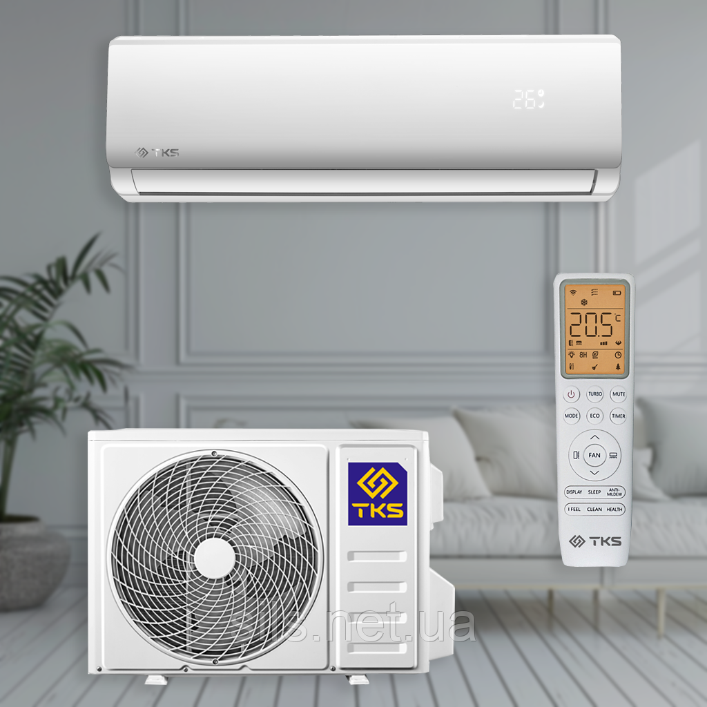 Кондиціонер TKS TKS-14A2W Adele до 35 кв. м., ON/OFF до -10/+43°C, фото 1