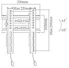 Крiплення настiнне X-DIGITAL STEEL ST215, фото 2