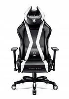 Геймерское кресло Diablo X-One Horn черно-белое