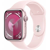 Смарт-часы Apple Watch Series 9 GPS 41mm Pink Aluminium Case with Light Pink Sport Band - S/M (MR933QP/A) tm