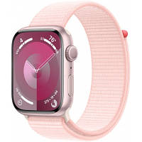 Смарт-часы Apple Watch Series 9 GPS 41mm Pink Aluminium Case with Light Pink Sport Loop (MR953QP/A) tm