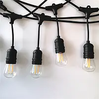 Гірлянда ретро лампами 10 м Гірлянда Led Edison (Гірлянда електрична)