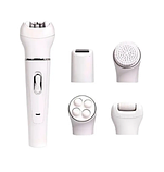 Епілятор DSP70153 жіночий акумуляторний багатофункціональний 5 в 1 з насадками для гоління, пілінгу та масажу, фото 2