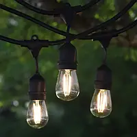 Гірлянда для вулиці з ретро лампами 10 метри Гірлянди Led Edison (220 Вт)