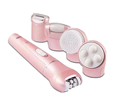 Епілятор DSP70153 жіночий акумуляторний багатофункціональний 5 в 1 з насадками для гоління, пілінгу та масажу, фото 2