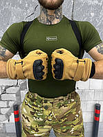 Армейские зимние перчатки утепленные, военные перчатки зимние койот, тактические зимние перчатки cg182