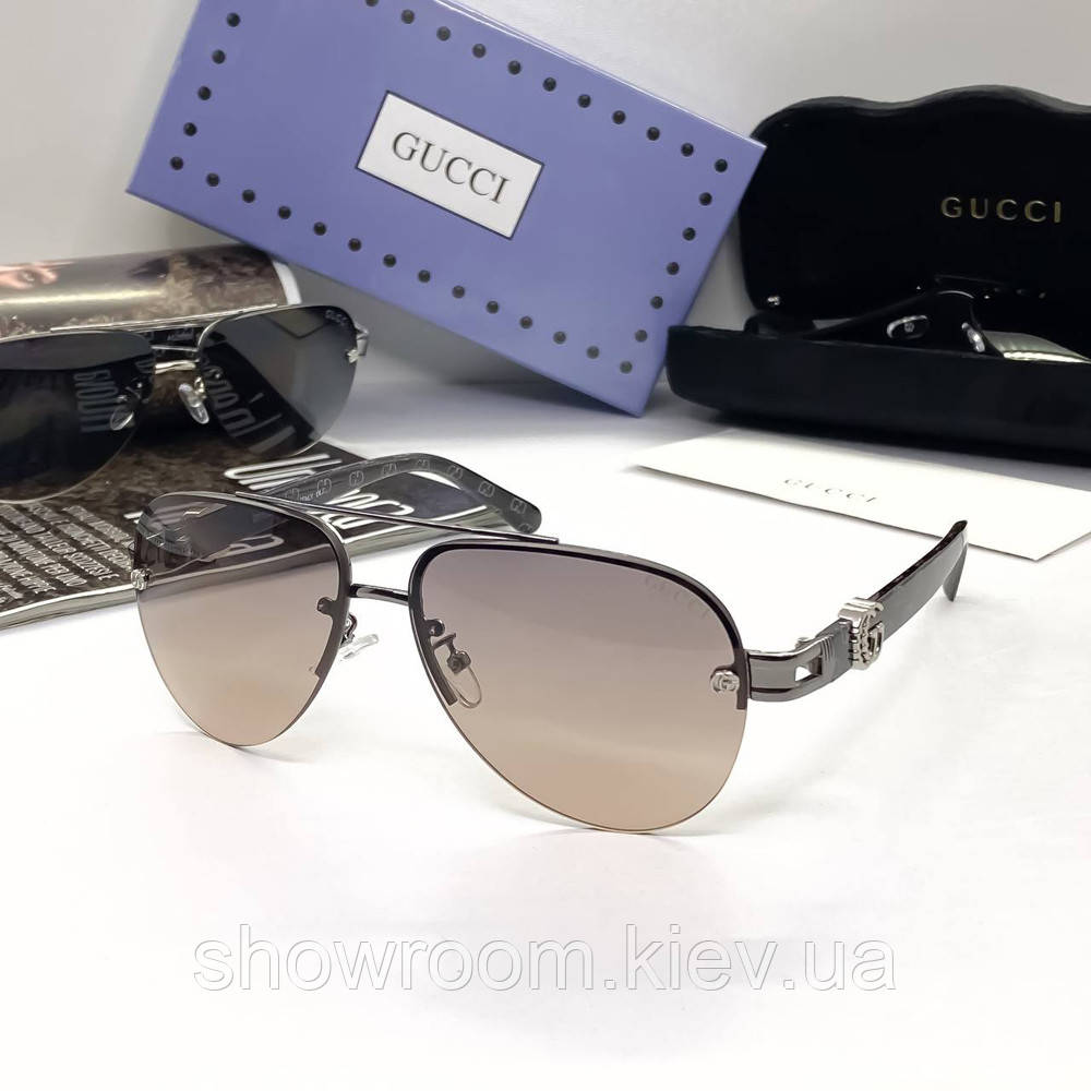 Чоловічі сонцезахисні окуляри GG (5020) grey