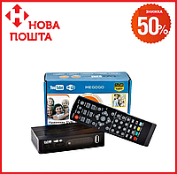 Т2 тюнер Цифровий ТВ тюнер Приставка MEGOGO DVB T2 ресивер FTA з IPTV, Wi-Fi, Youtube, USB