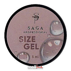 Гель для об'ємних дизайнів Saga Size Gel прозорий, 5 мл