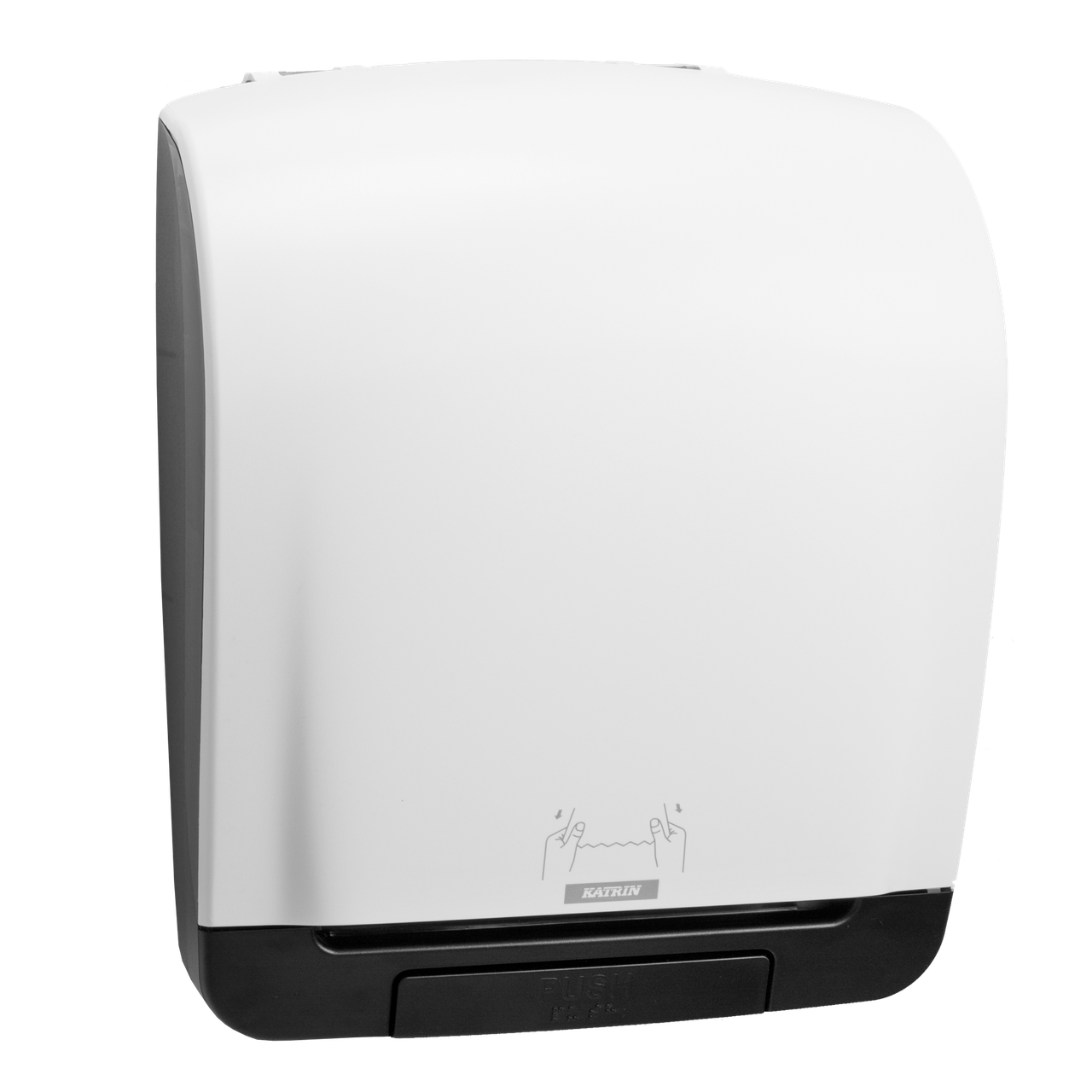 Диспенсер для рулонних рушників 90045 Katrin Plastic Dispenser For System Paper Towel Roll, Білий