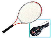 Алюминиевая теннисная ракетка для большого тенниса в чехле для детей и взрослых