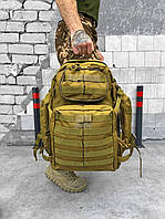 Рюкзак військовий тактичний 35 літрів, рюкзак військовий тактичний армійський койот із системою моллі cg182