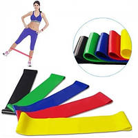 Набор резинок для фитнеса Exercise Resistance Belt 0101 Эластичные ленты для фитнеса Спандер резинка фитнес