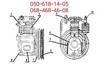 Запчасти на поршневой компрессор ГСВ С415 С416 К23 СО7Б У43102А ЭПКУ