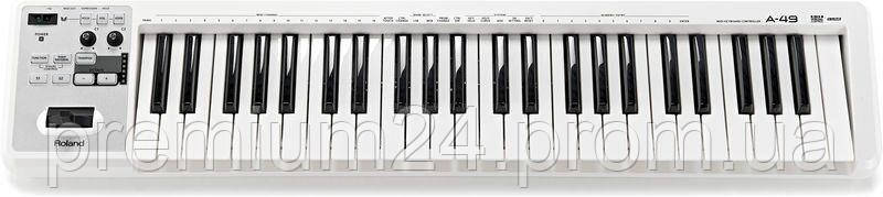 MIDI-клавиатура Roland A-49 WH - фото 2 - id-p2203760319
