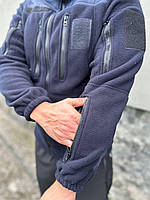 Кофта флисовая мужская дснс плотная 340гр\,м3 на 7 карманов, форменная тактическая куртка флис си cg182 54