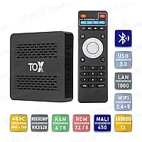 Смарт ТВ приставка TOX4 4/32 Гб Smart TV Box Android 13