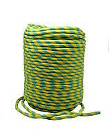 Веревка цветная статическая Кани 48 класс 10 мм (шнур полиамидный)