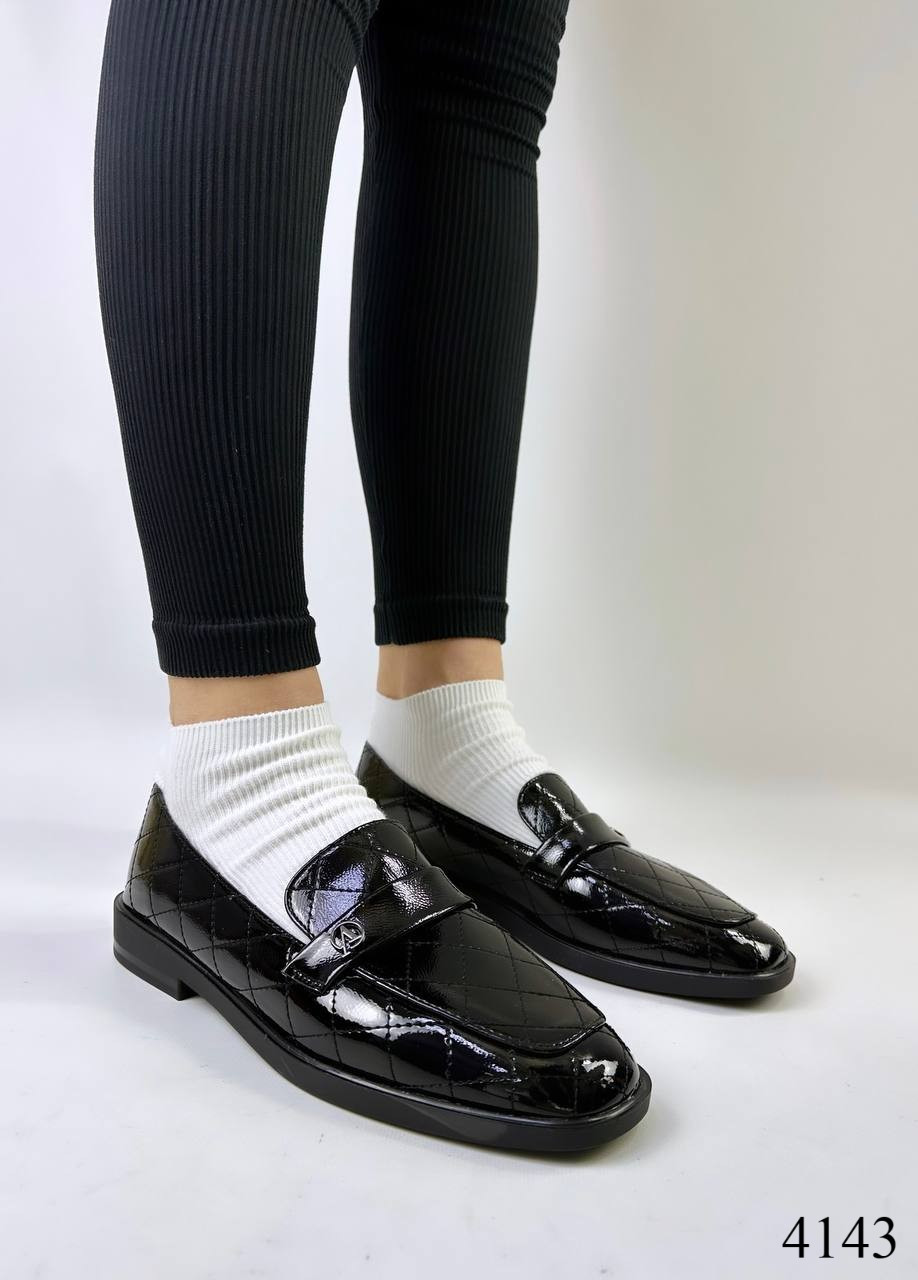 Мокасини чорні, фото 1