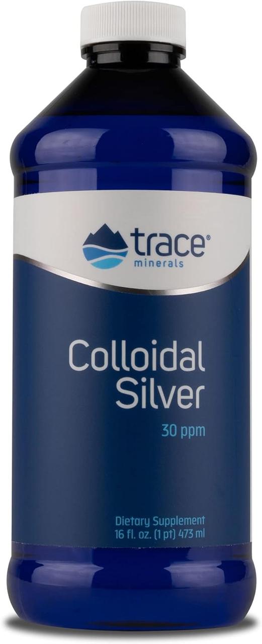 Колоїдне срібло 473 мл / Colloidal Silver, Trace Minerals