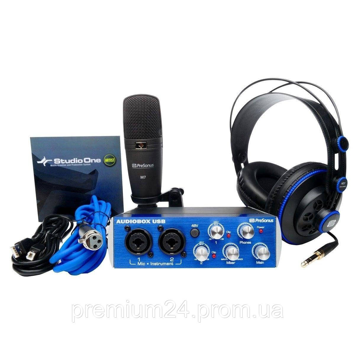 Комплект для звукозаписи PreSonus AudioBox iTwo Studio (ID#2203765756 ...