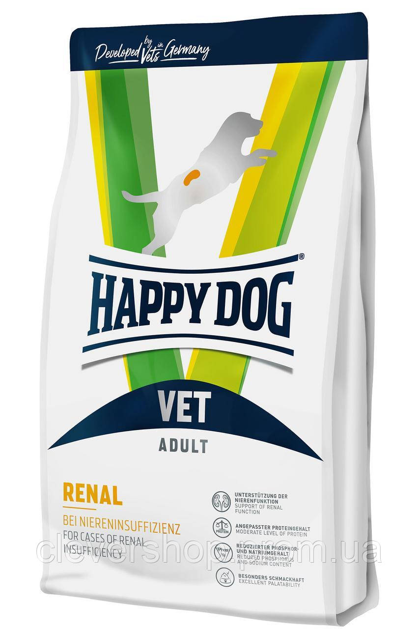 Сухий дієтичний корм Happy Dog VET Renal для собак з хворобами нирок 1 кг (61050) CS, код: 7847778