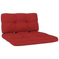 Подушки для дивана з піддонів 2 шт Червоний