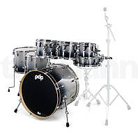 Комплект барабанов DW PDP CM7 Rock Silver to Black