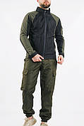 Спортивний костюм чоловічий Intruder: куртка soft shell light "iForce" + штани "Hope", Хакі / Стильний костюм