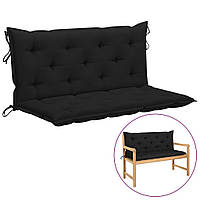 Подушка для крісла-гойдалки Чорний 120 см Тканина