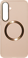 Силікон SA S926B S24+ Bonbon Metal Case Рожево-золотий